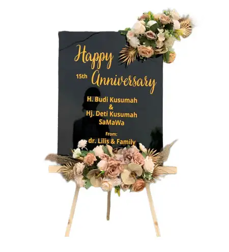 Papan Bunga Akrilik Sungai Keruh